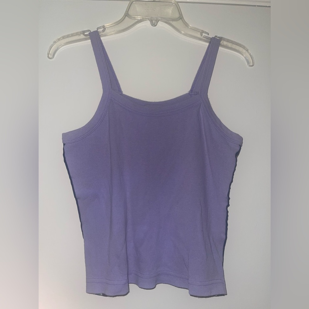 vintage 90s 00s y2k Jordache tank top rave skate rainbow side stripe Delia's